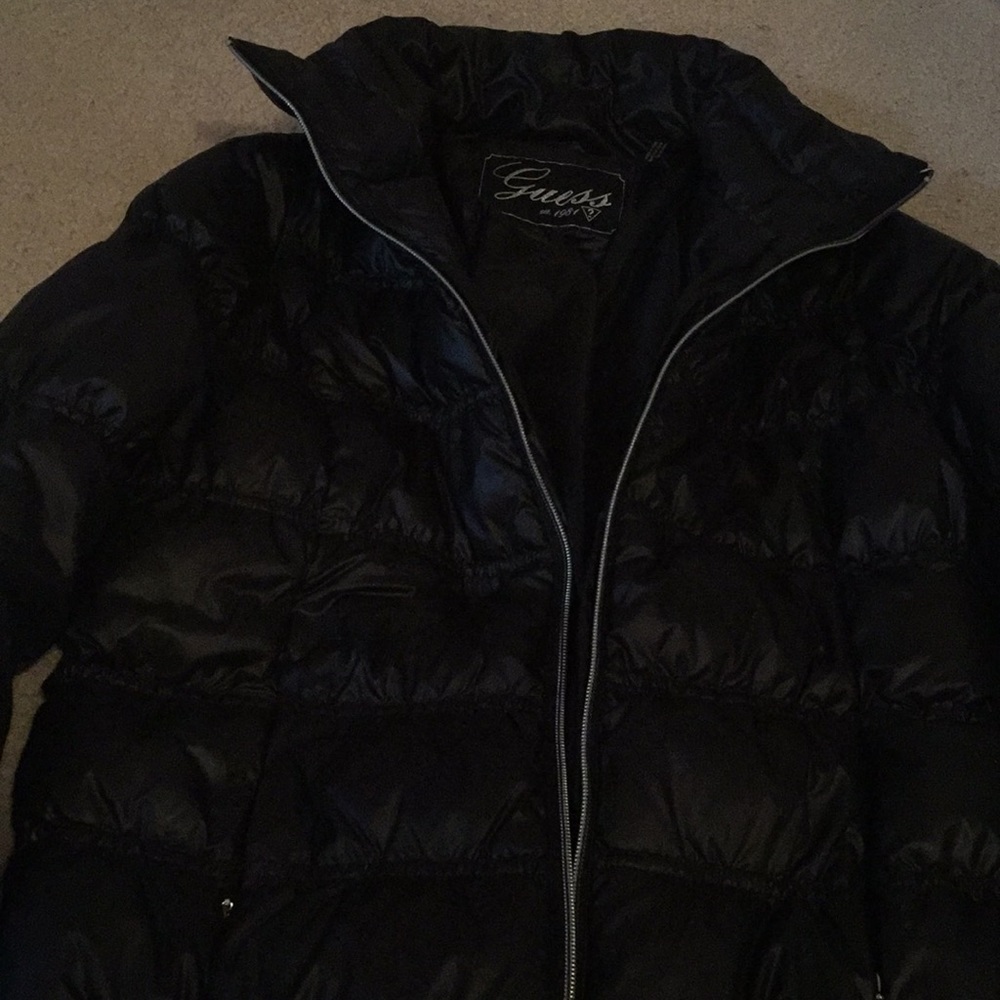 Guess Black Bubble Winter Jacket - image 4
